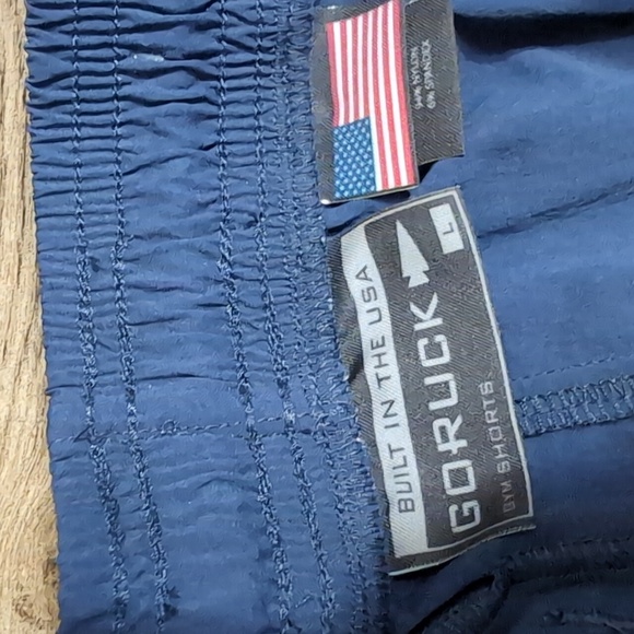 GORUCK Training Shorts - Toughstretch - Size Large In Navy Blue USA Made - Picture 3 of 6